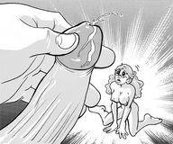 drawing nude monochrome penis shrunken_woman huge_penis