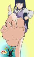 drawing giantess crush color barefoot soles anime bane naruto_manga imminent_crush hinata_hyuga