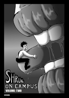 drawing vore monochrome tongue teeth saliva anime lips shrunken_men shrunken_man hanging_on