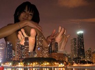 giantess collage feet macro city mega destruction soles asian skyscraper long_toes
