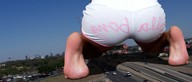 giantess butt barefoot soles highway vehicles