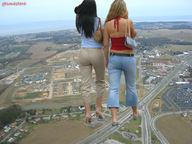 giantess crush mega black_hair butt cars high_heels traffic jeans brunette giantesses