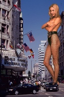 gentle giantess blonde cars fishnets classic