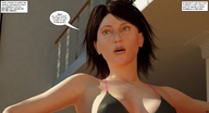 black_hair green_eyes story face jessi_and_vicky tiny_mk digital_render