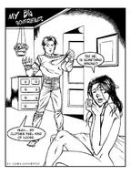 drawing comic monochrome anime milk shrunken shrunken_men lineart my_big_boyfriend jason_kantowski kantowski