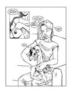 drawing comic monochrome anime milk shrunken lactation lineart shrunken_woman breast_feed my_big_boyfriend jason_kantowski kantowski