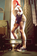 giantess collage city shorts sneakers hayley_williams