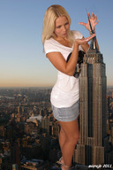 giantess collage city mega blonde handheld shorts captured new_york_city microjb empire_state_building jenni_czech